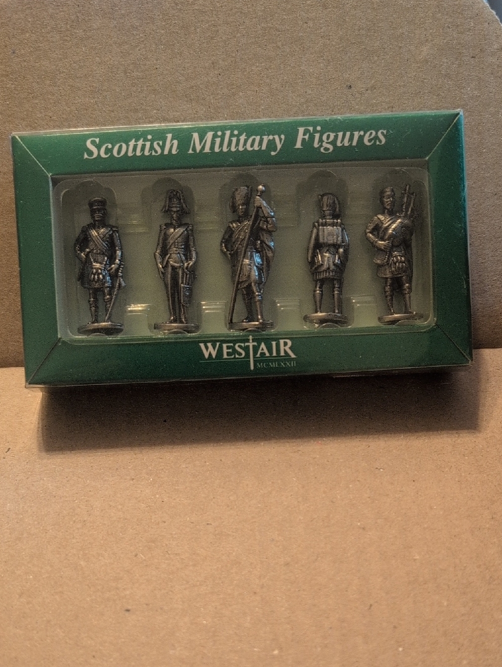 Westair Scottish Military Figures Pewter Miniature Set